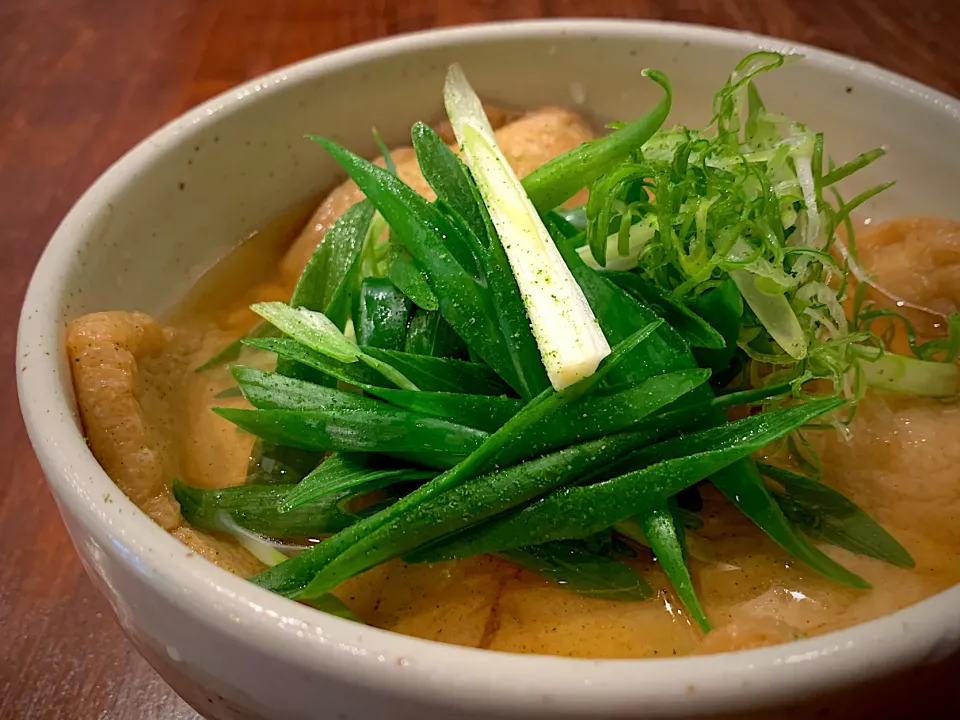 デカきつねそうめん　九条ねぎだく|半田手延べそうめんの店 阿波や壱兆さん