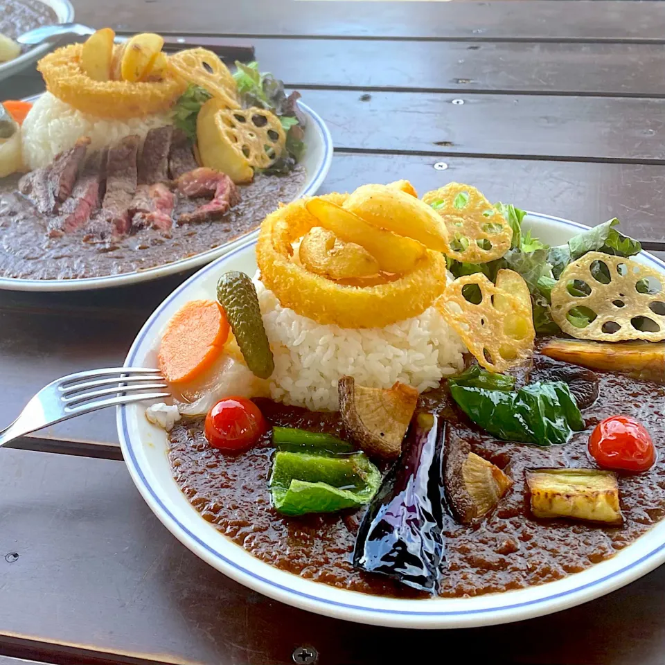 瀬戸内野菜たっぷりカリー&淡路肉ステーキのカリー|sakurakoさん