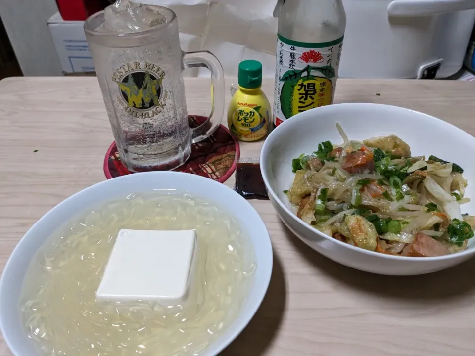 Snapdishの料理写真:不規則な晩酌お品書き他|Tarou  Masayukiさん