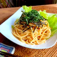 Snapdishの料理写真:たらこクリームパスタサラダ