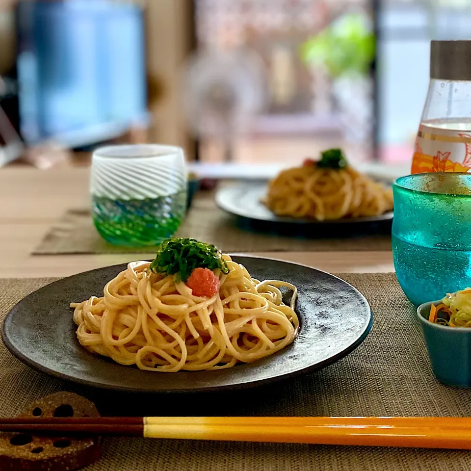 Snapdishの料理写真:明太子パスタ|けいこさん