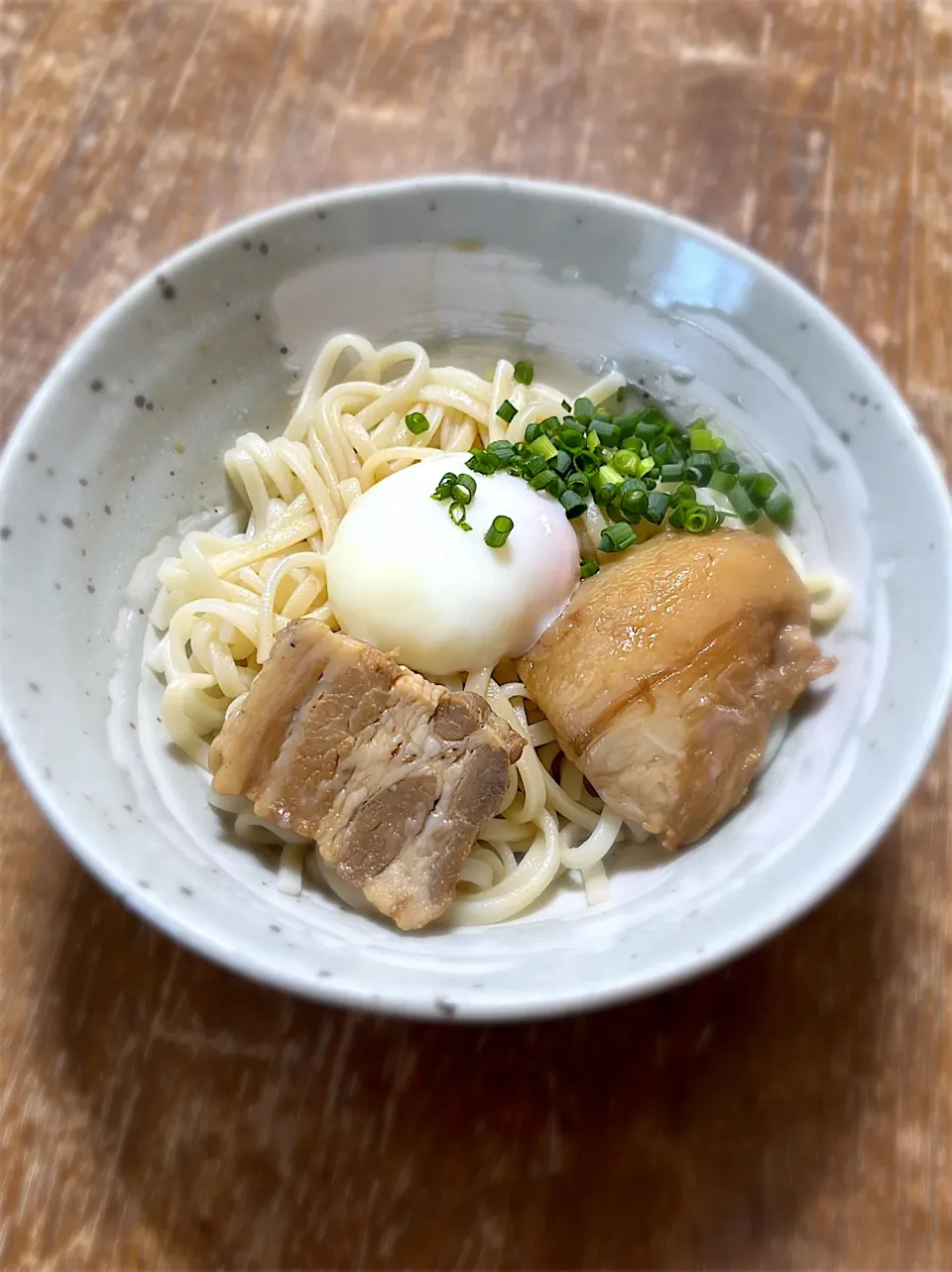 ラフテー混ぜうどん|ちびろ菌さん