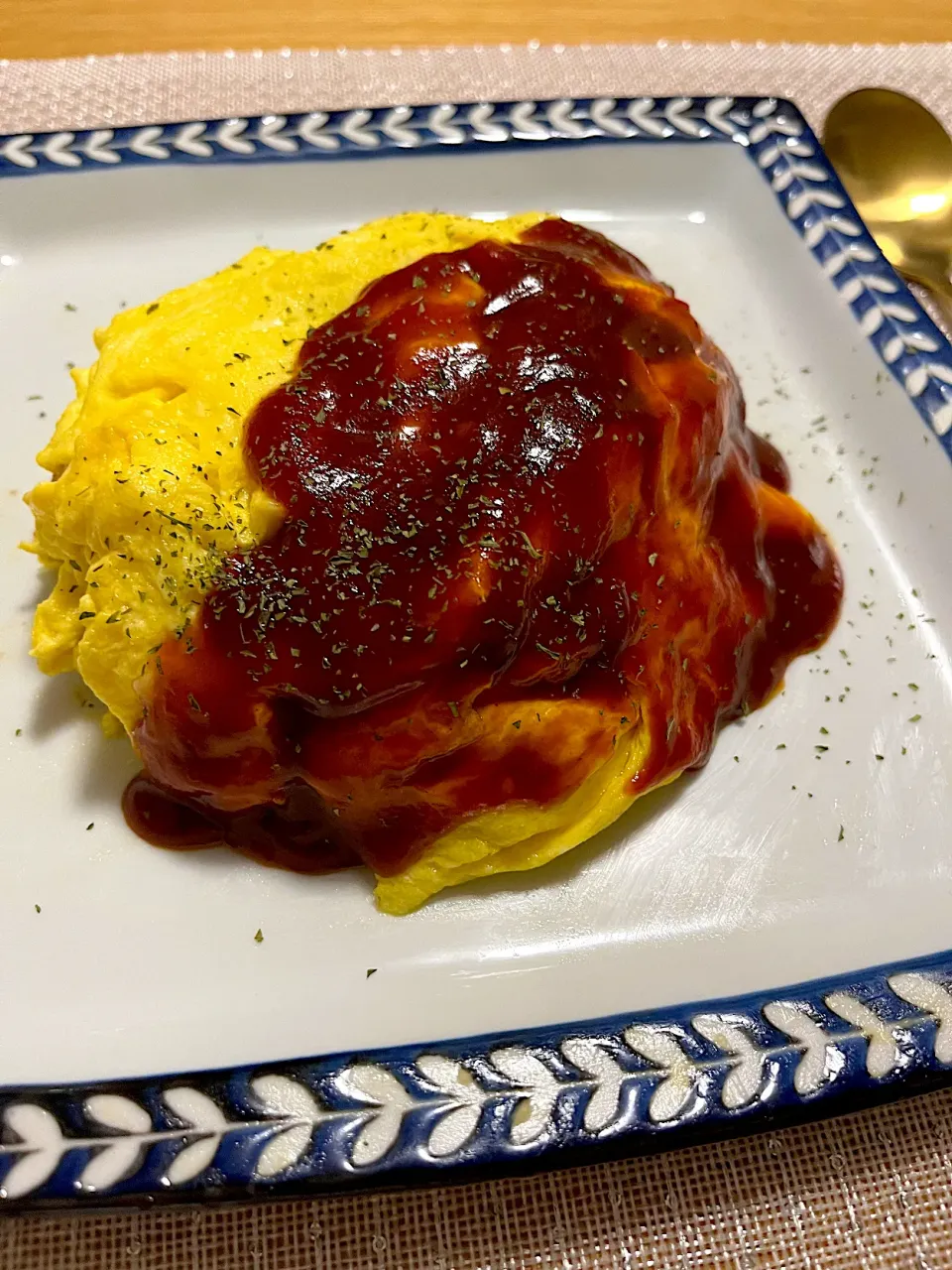 今日の夜ごはん~カレーピラフのオムライス~|ゆかｕさん