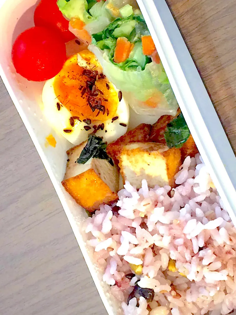 Vegetarian atsuage bento|rakさん