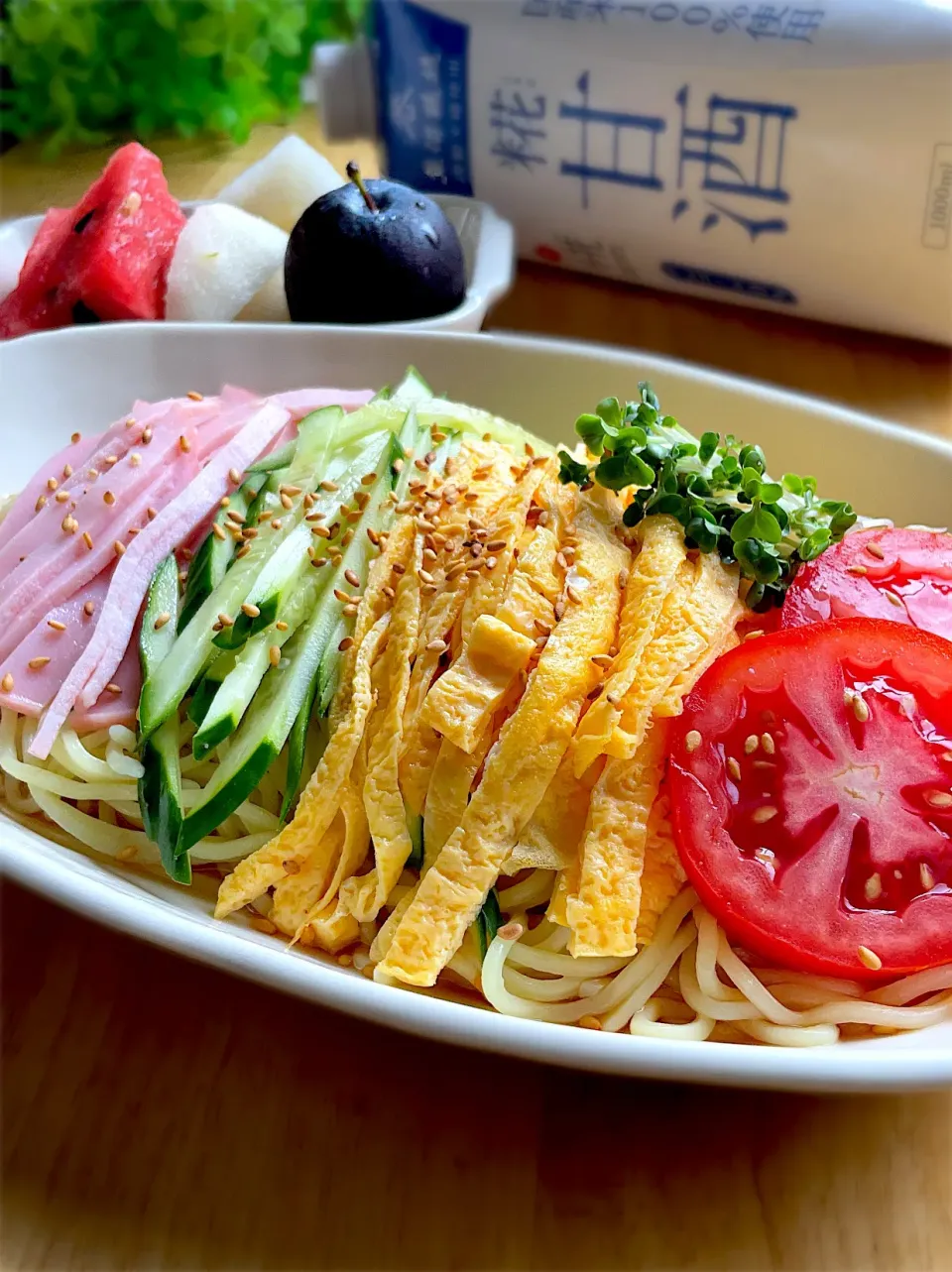 糀甘酒入りのタレで冷やし中華　冷麺|9421beruさん