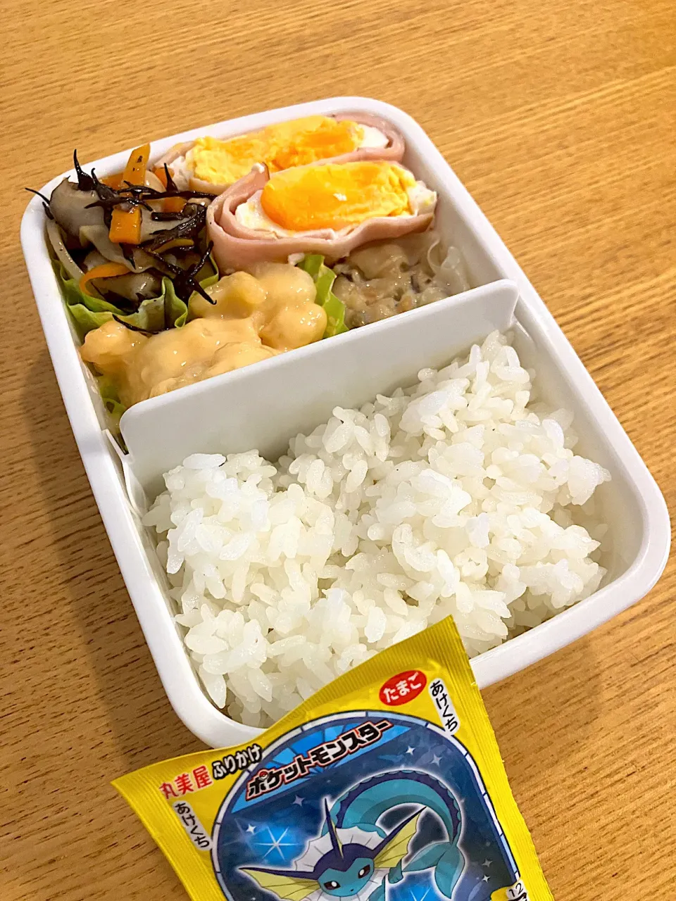 Snapdishの料理写真:手抜き弁当|杏都さん