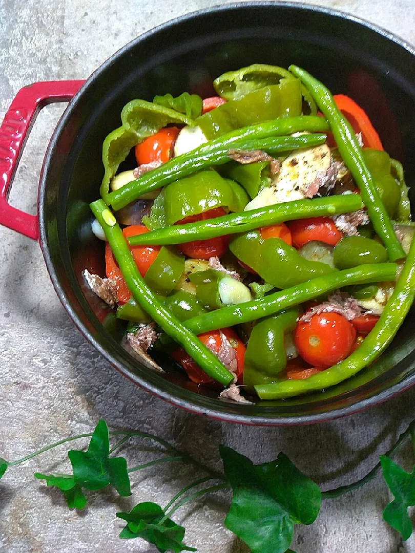 夏野菜のオイル煮|ハイドランジアさん