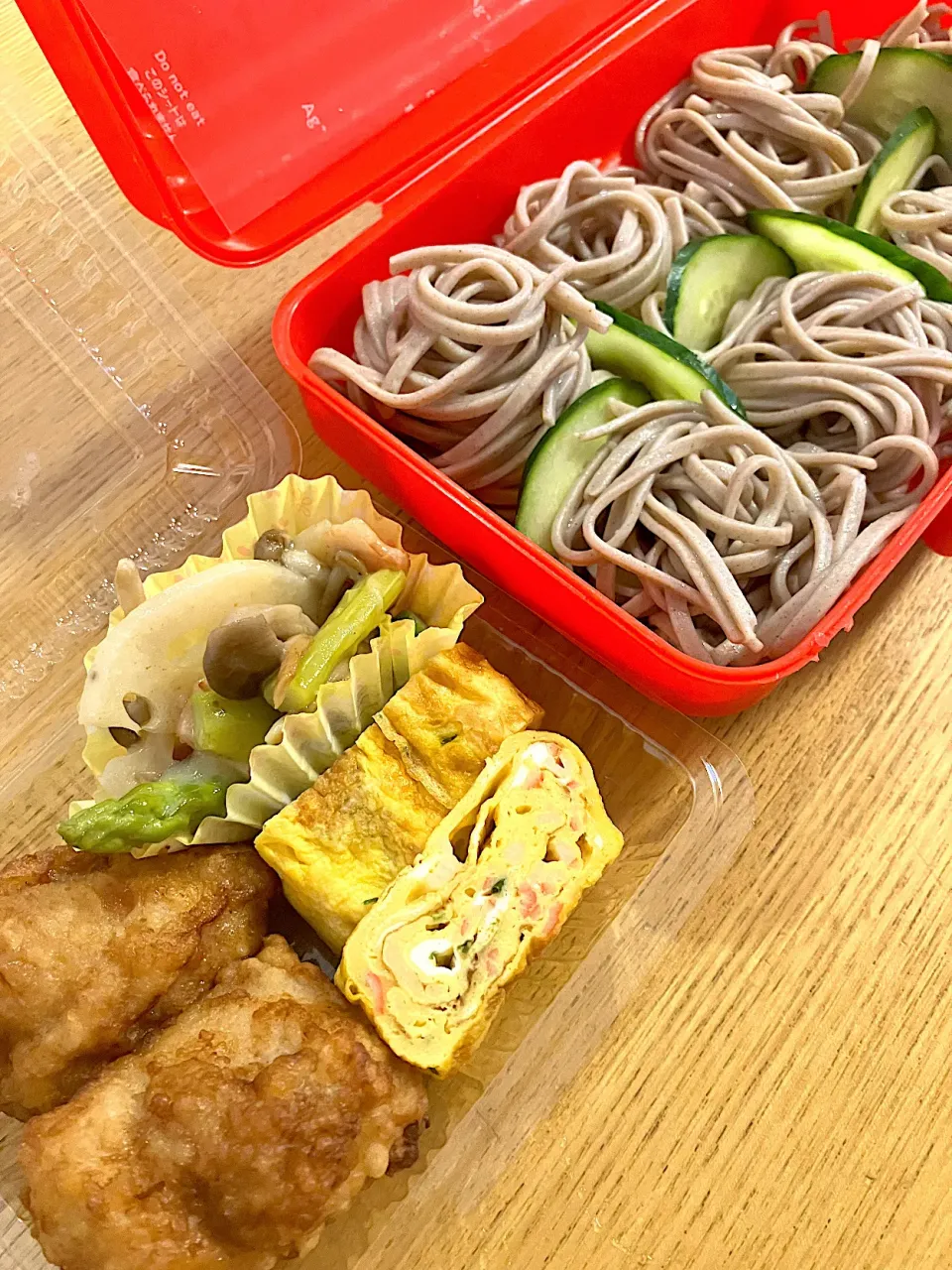 Snapdishの料理写真:蕎麦弁当|杏都さん