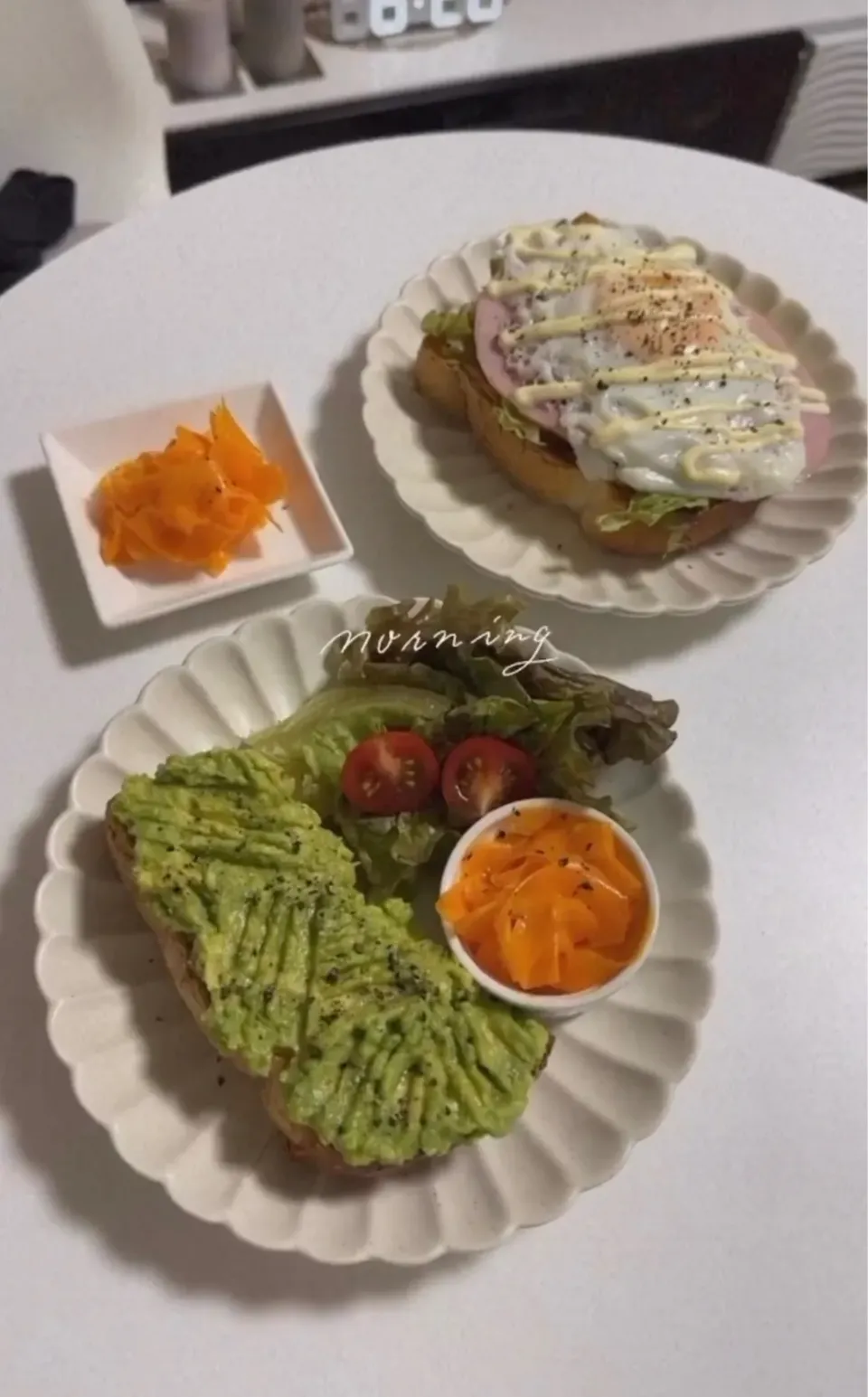 アボカドトースト🥑ハムエッグトースト🍳🍞|U.anjuさん