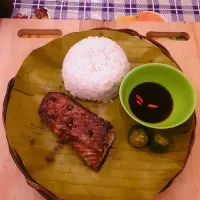 Grilled Tuna Belly with rice|Michelle Mademoiselle Laoaganさん