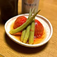 Snapdishの料理写真:トマトの冷やしおでん|Mさん