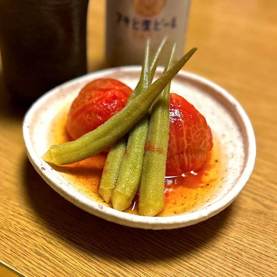 Snapdishの料理写真:トマトの冷やしおでん|Mさん