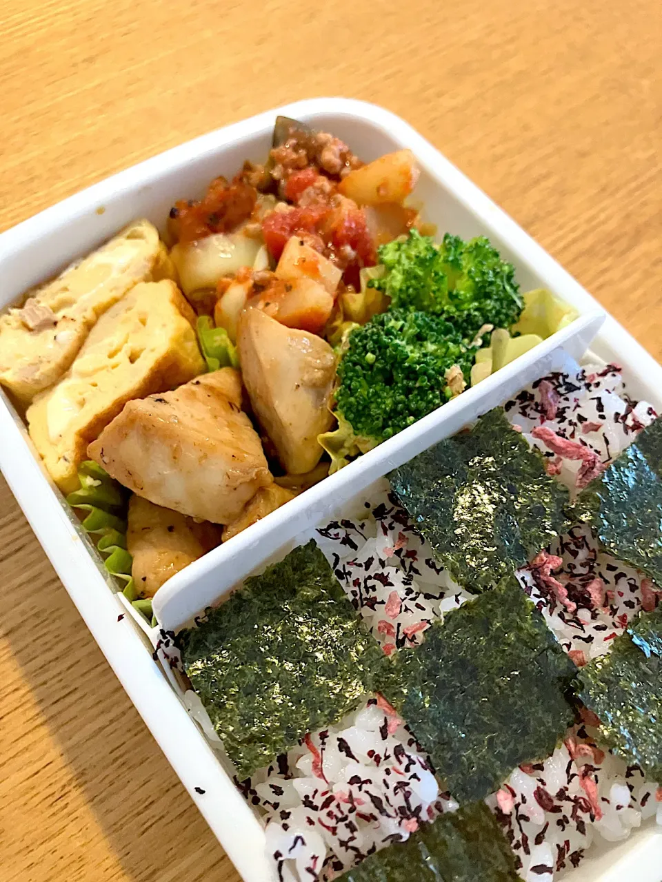 鶏むね肉下味つけ弁当|杏都さん