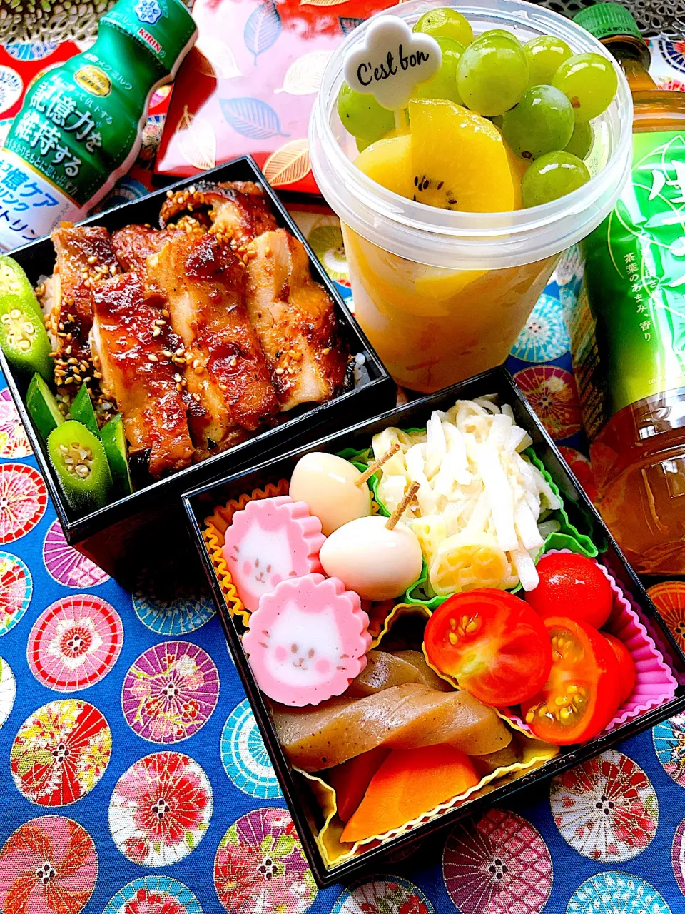 Snapdishの料理写真:2023/08/29 鶏モモ肉照り焼き丼弁当|Blueberry🫐さん