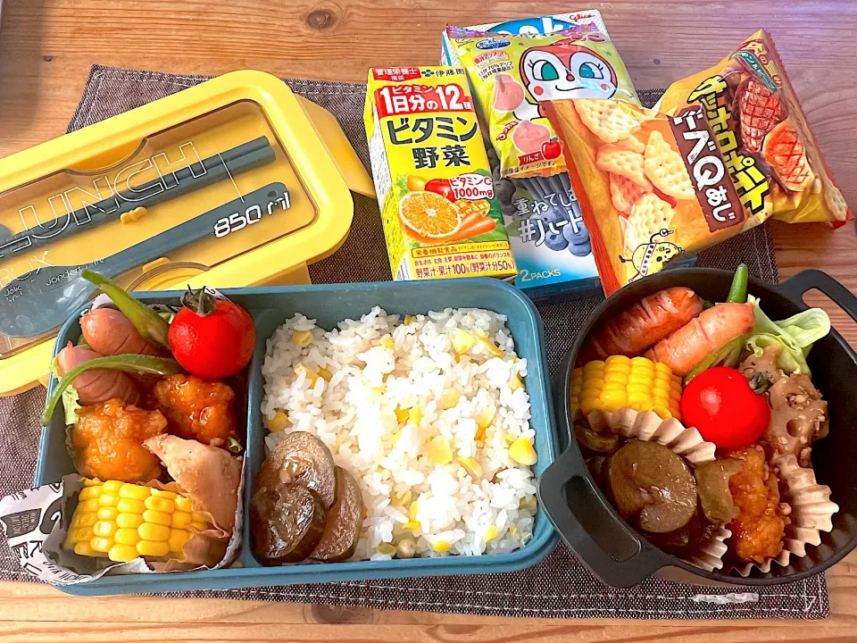 今日のヤツと私のお弁当（R5.8.29）|え〜かさん