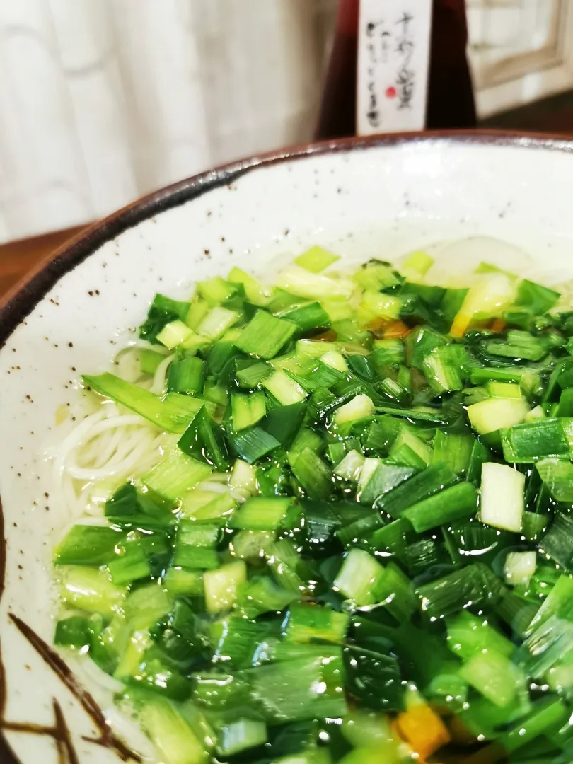 ニラそうめん👌グ〜です☺️|ペンギンさん