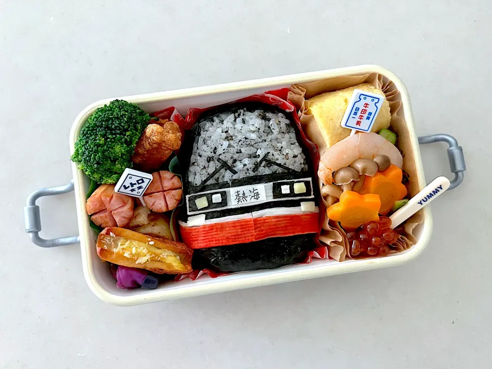 Snapdishの料理写真:電車弁当　伊豆急行リゾート21「黒船電車」|鉄男のママ（yume）さん