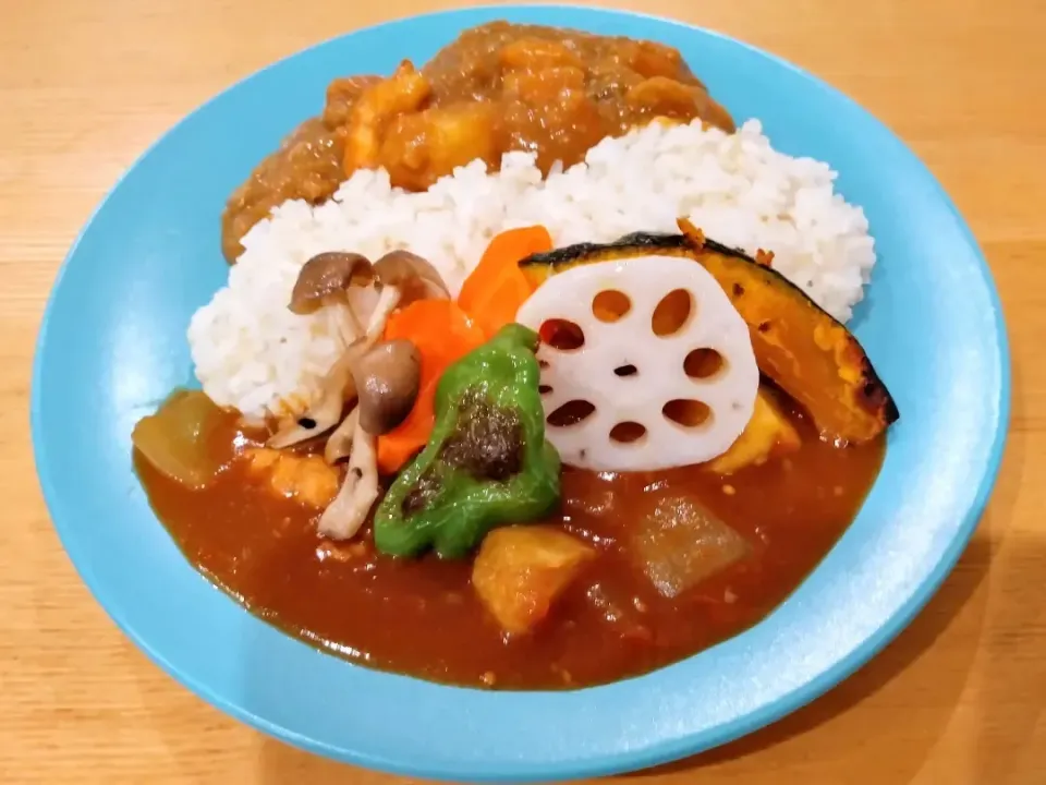 あいがけカレー|ひんひさん