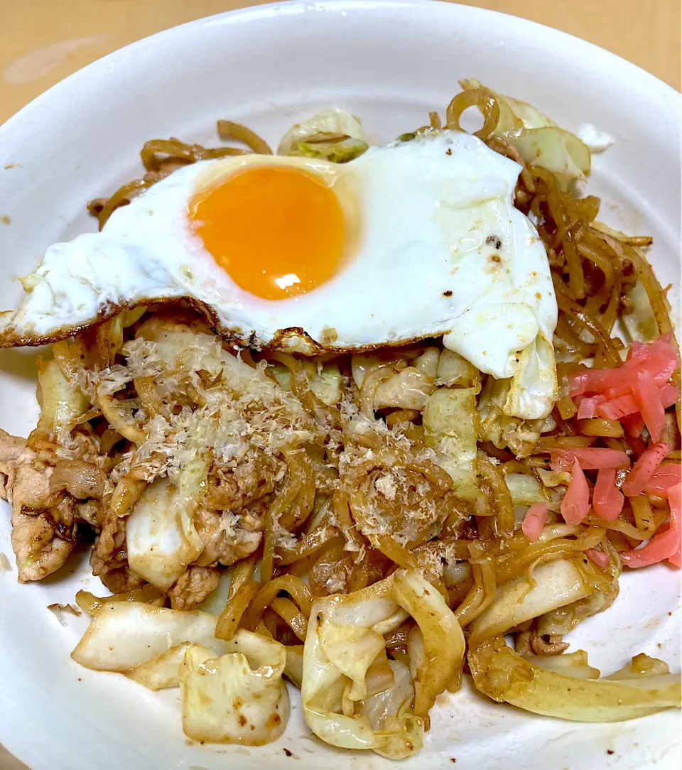 単身赴任中の男飯(富士宮焼きそば)|おおもりの星さん