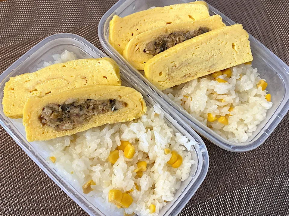 とうもろこしご飯　う巻きだし巻き|inokocafeさん