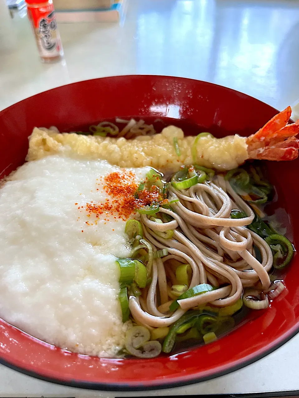 天ぷらとろろ蕎麦でーす🍤|ささるみさん