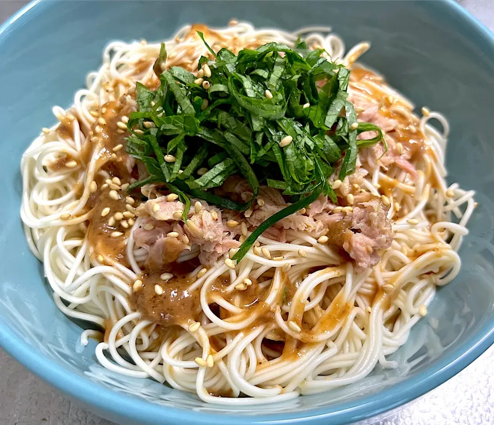 ツナと大葉のごまだれそうめん|Yanさん