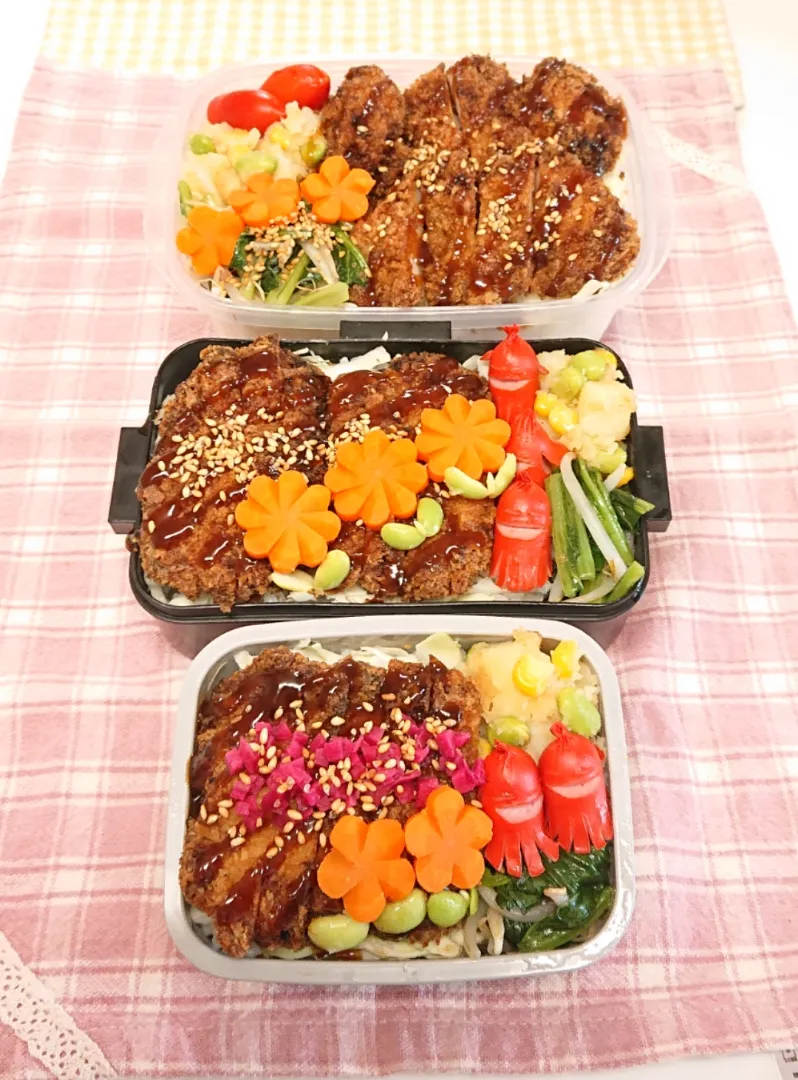 チキンカツ弁当❤️|みちゅあしさん