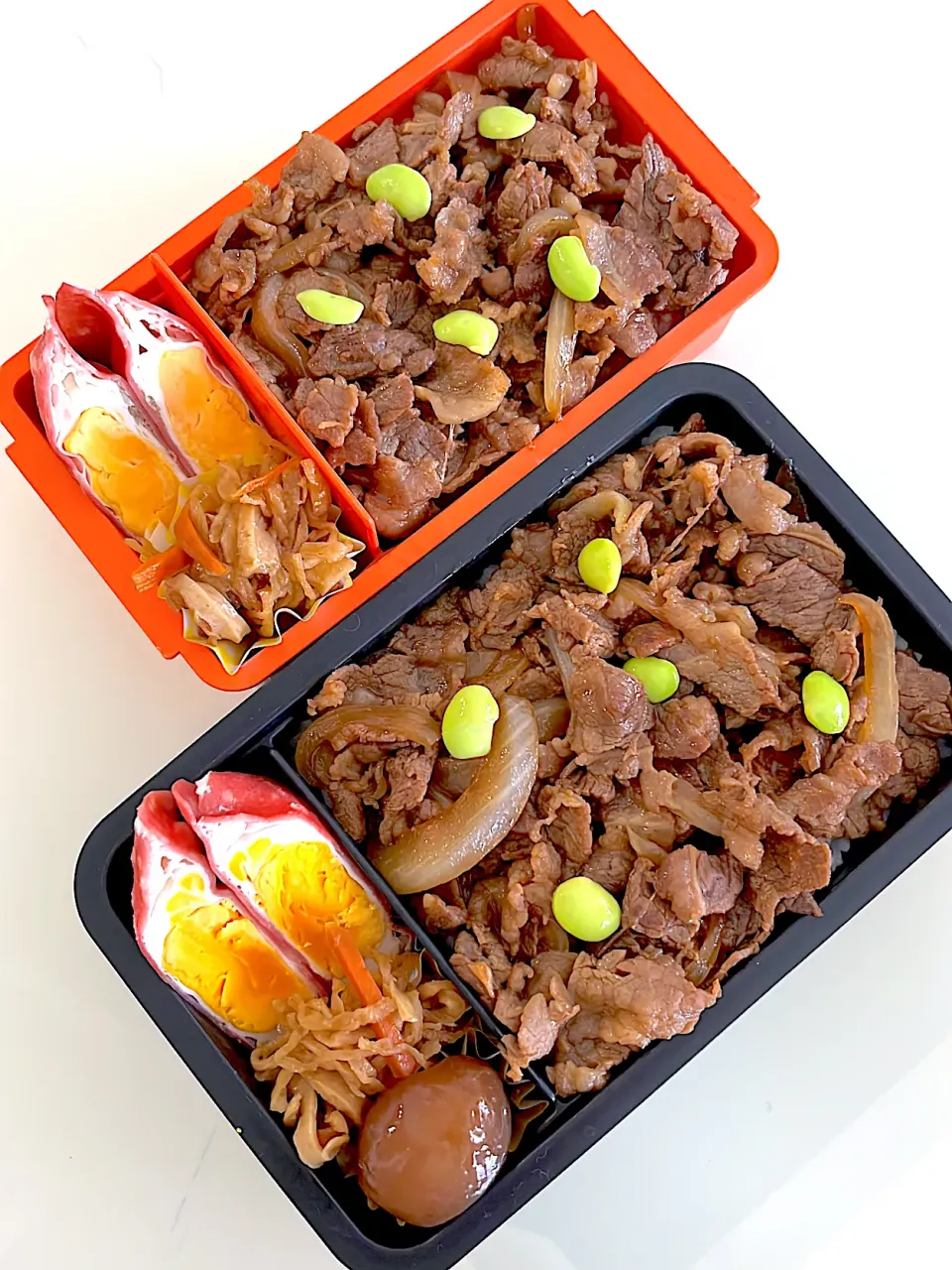 リクエストにつき、2日連続牛丼弁当♪|ikumonさん