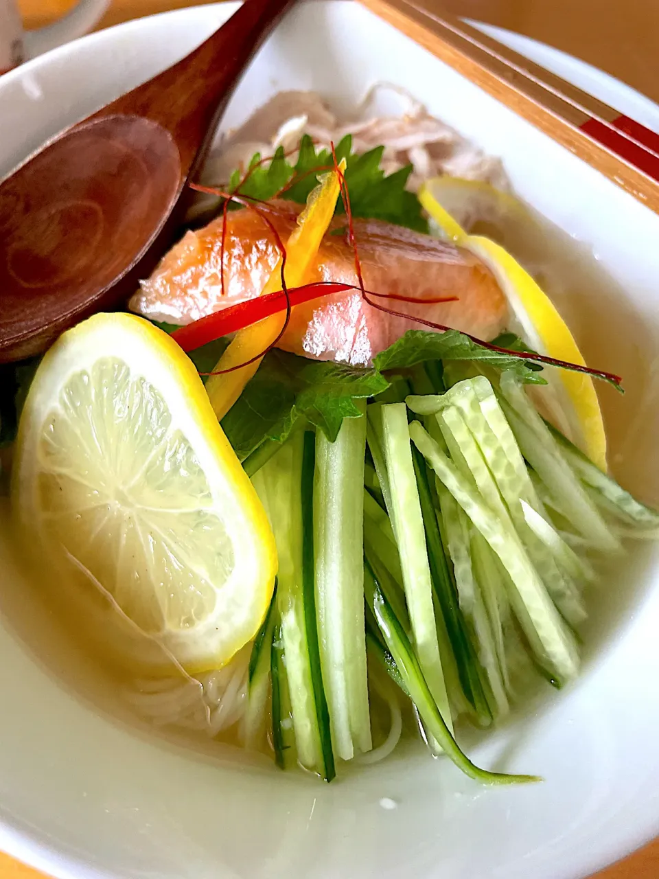 Snapdishの料理写真:韓国冷麺風 素麺|Mikaだよさん