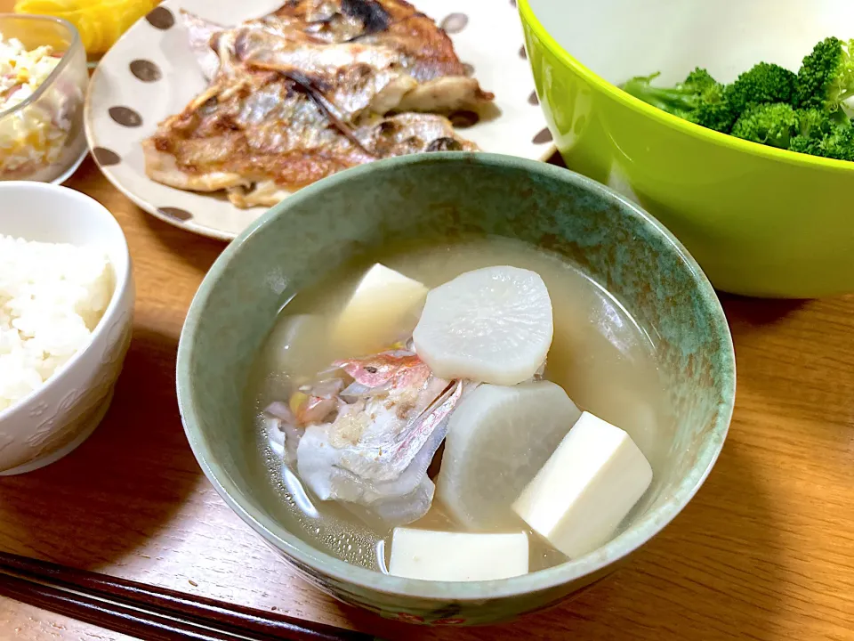 ＊鯛が並んだ夕飯🐟＊|＊抹茶＊さん