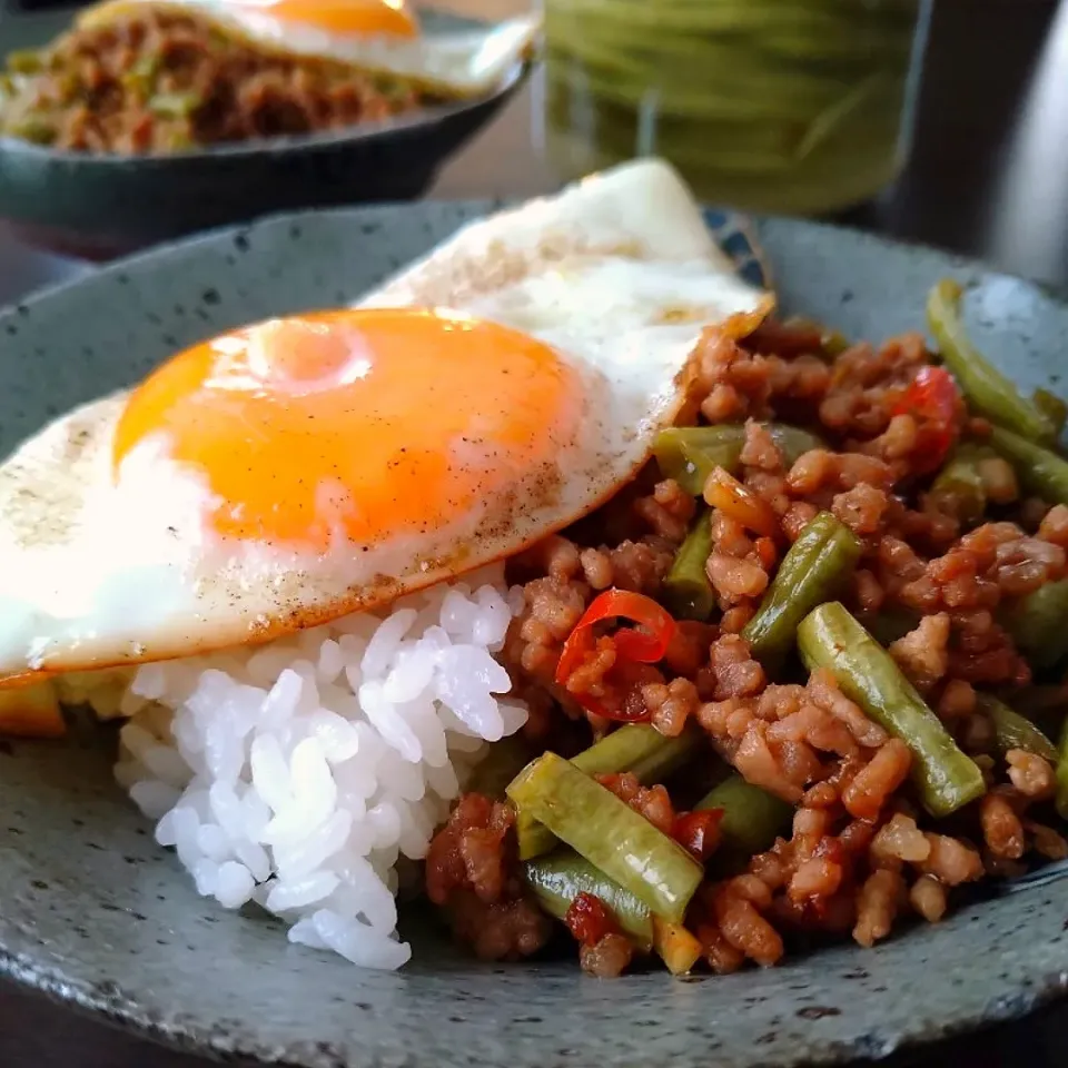 アッチさんの料理 酸豆角炒肉末|とだともさん