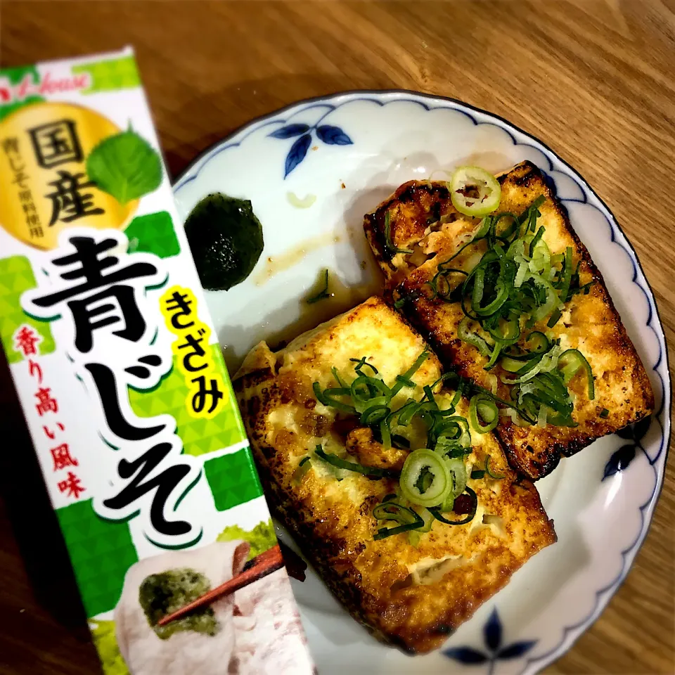 Snapdishの料理写真:焼き豆腐のステーキ|stalinさん