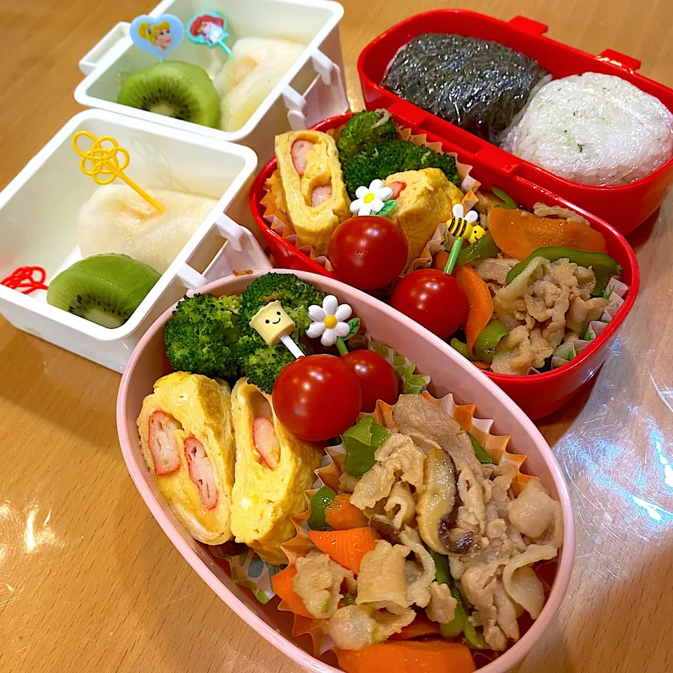 Snapdishの料理写真:😋夏最後のお弁当🍙|moyukitaさん