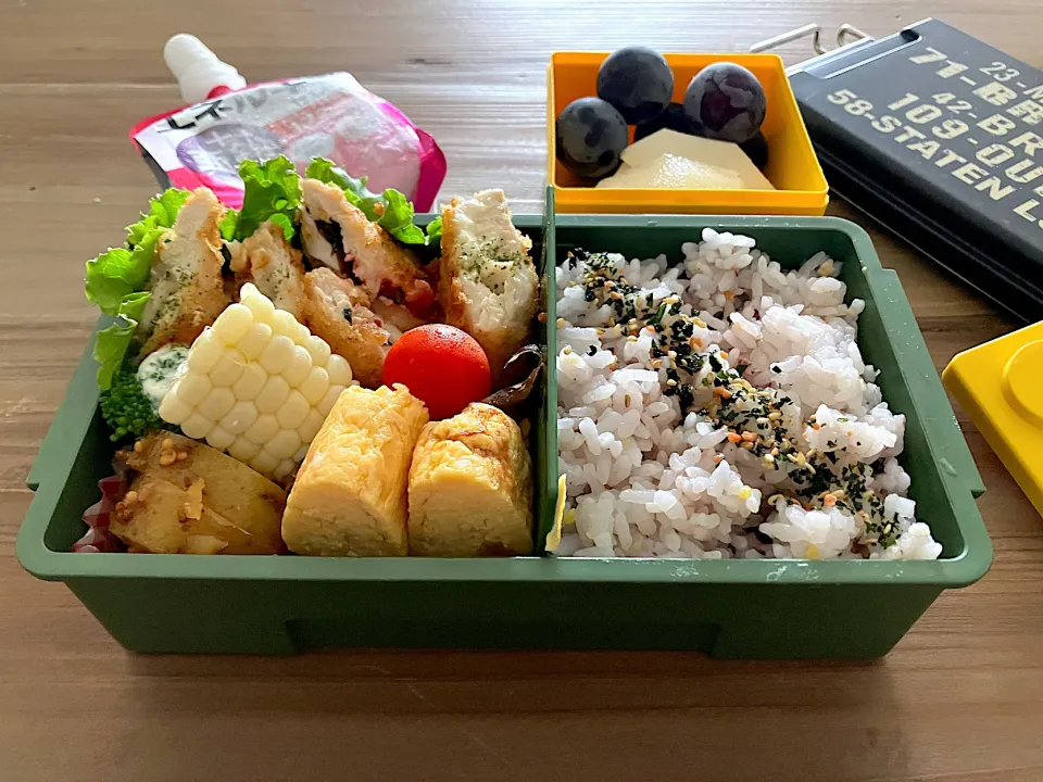 今日から新学期。部活弁当。|あおあおさん