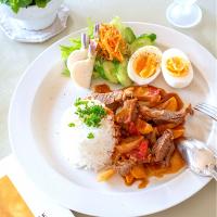 ペルー風牛肉のビネガー炒め