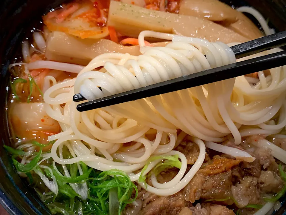 牛すじ煮込温めん|半田手延べそうめんの店 阿波や壱兆さん