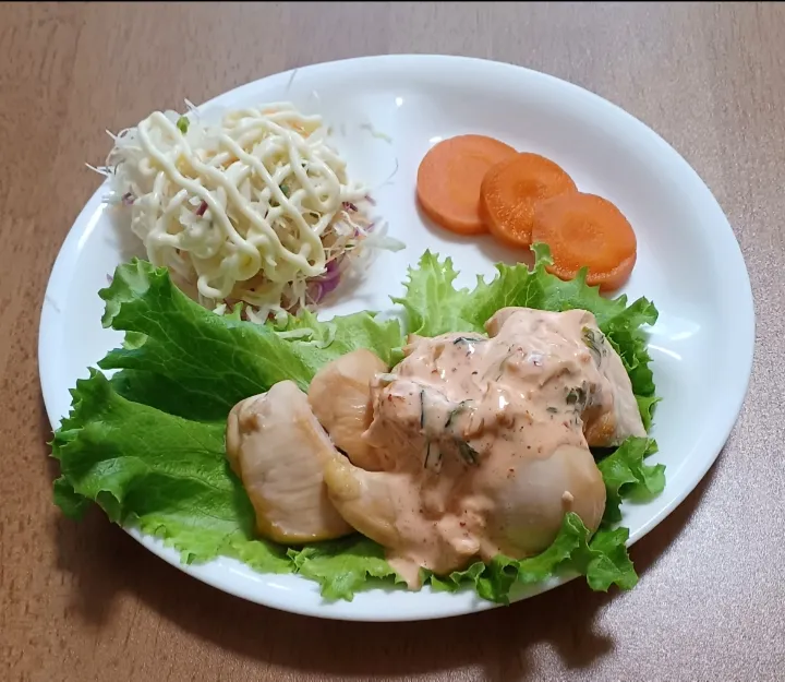 ナナの料理　鶏胸肉のグリルキムチタルタル|ナナさん