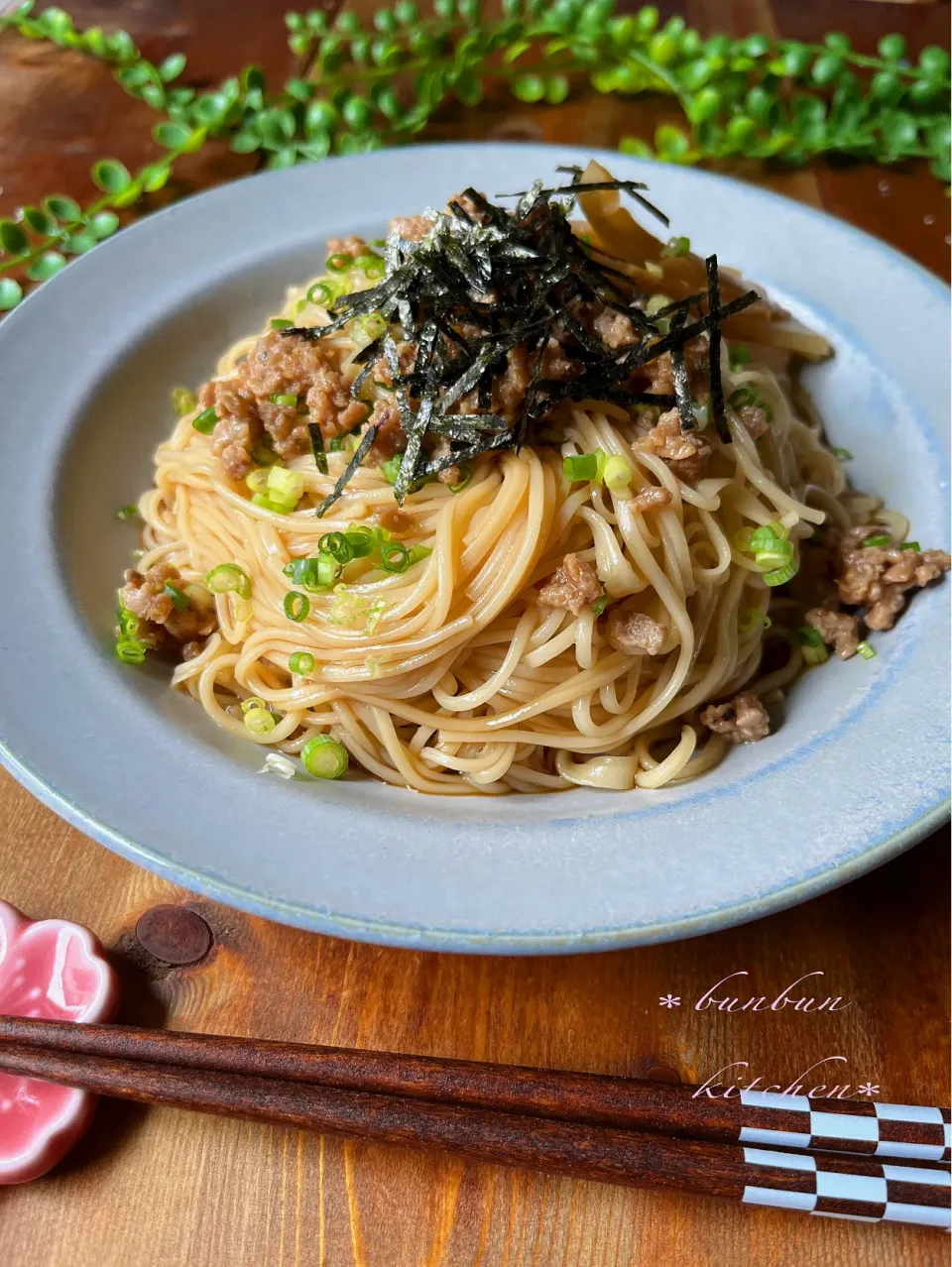 しゃなママさんの油そば風そうめん♡|ハナたなさん