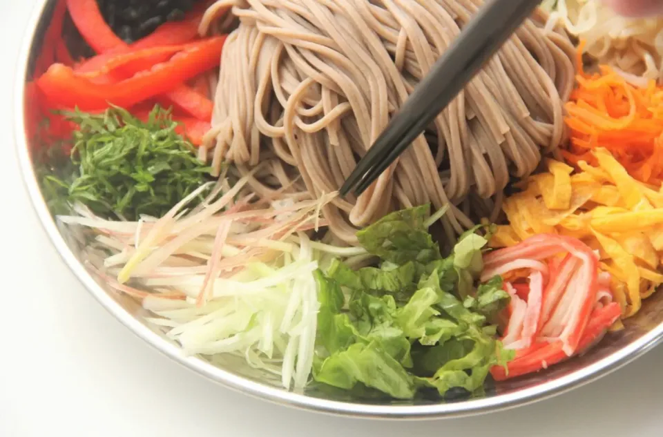 料理レッスン『美味しい美しい韓国に冷たい蕎麦料理5』【公式】料理研究家　指宿さゆり|【公式】料理研究家　指宿さゆり≫ｽﾀｼﾞｵ（ｽﾀｯﾌ運営）さん