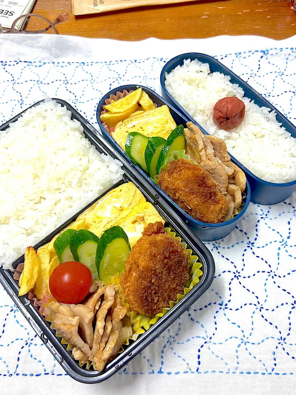 Snapdishの料理写真:9月4日月曜日生姜焼き弁当|アッキーさん