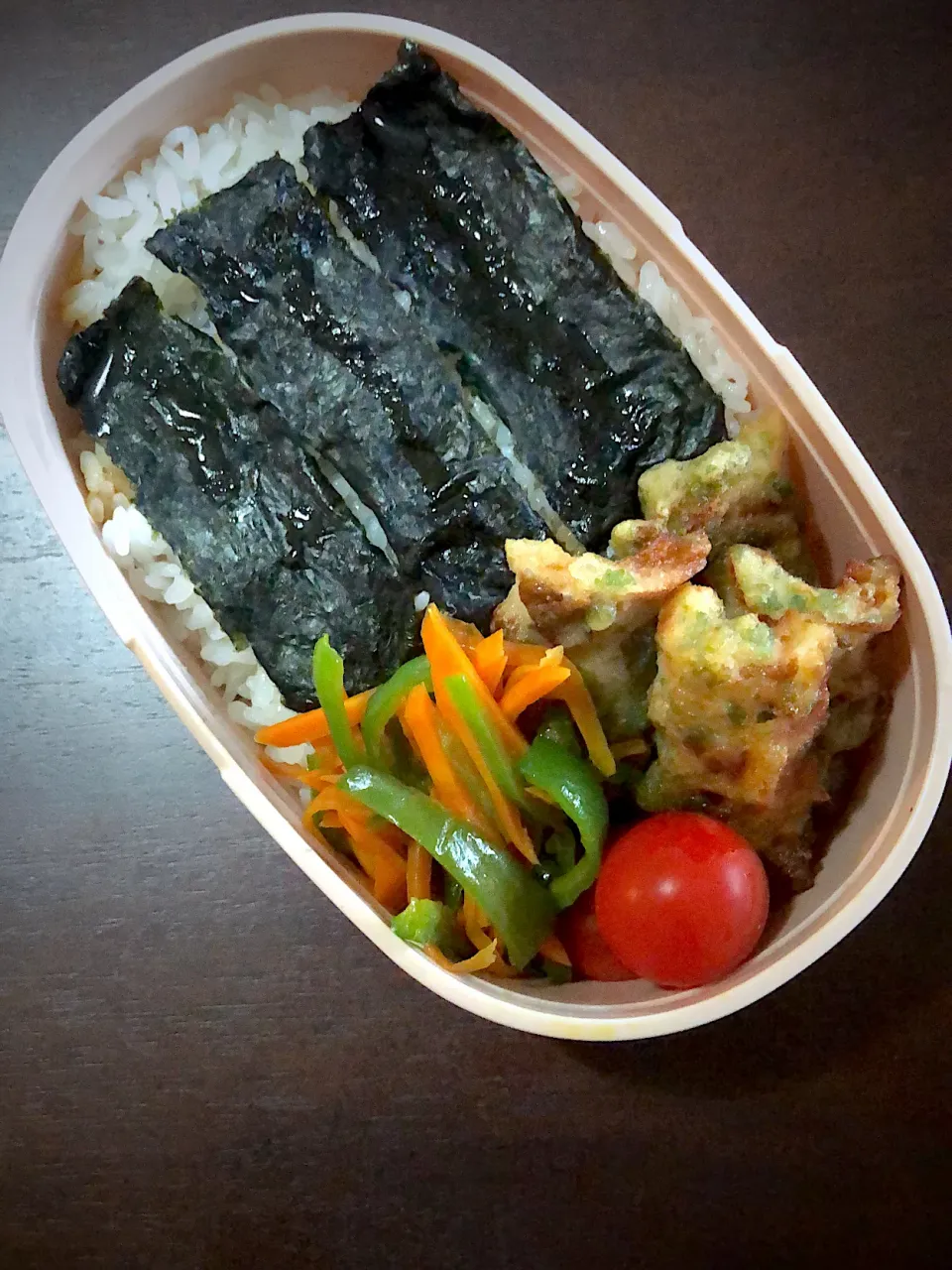 お弁当71日目　ちくわの磯辺揚げ|mmmさん