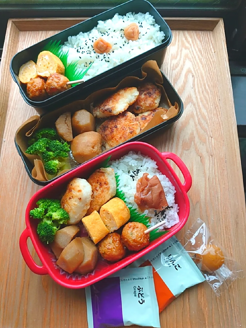 Snapdishの料理写真:夫と娘のお弁当|みわさん