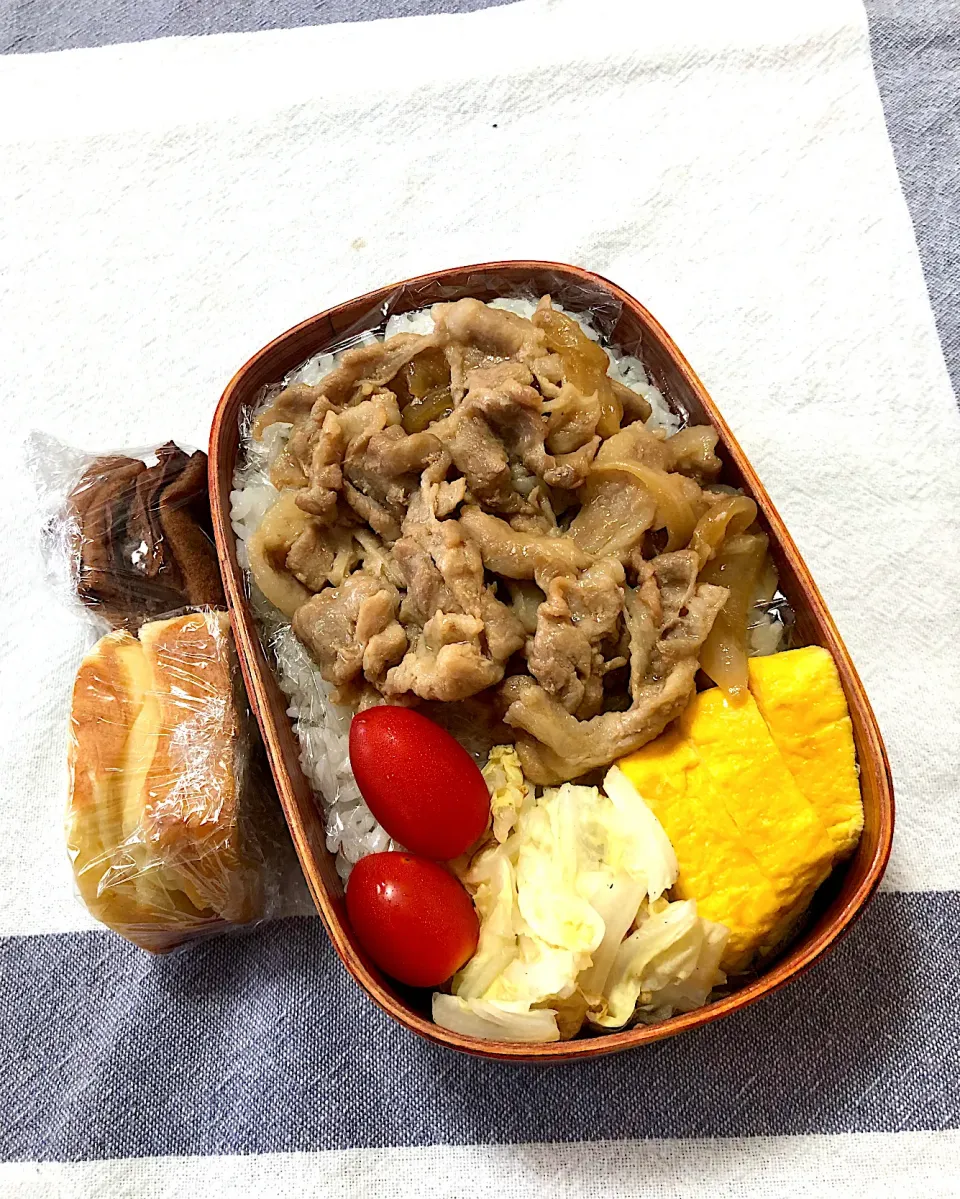 Snapdishの料理写真:三男男子高校生弁当|mickyさん