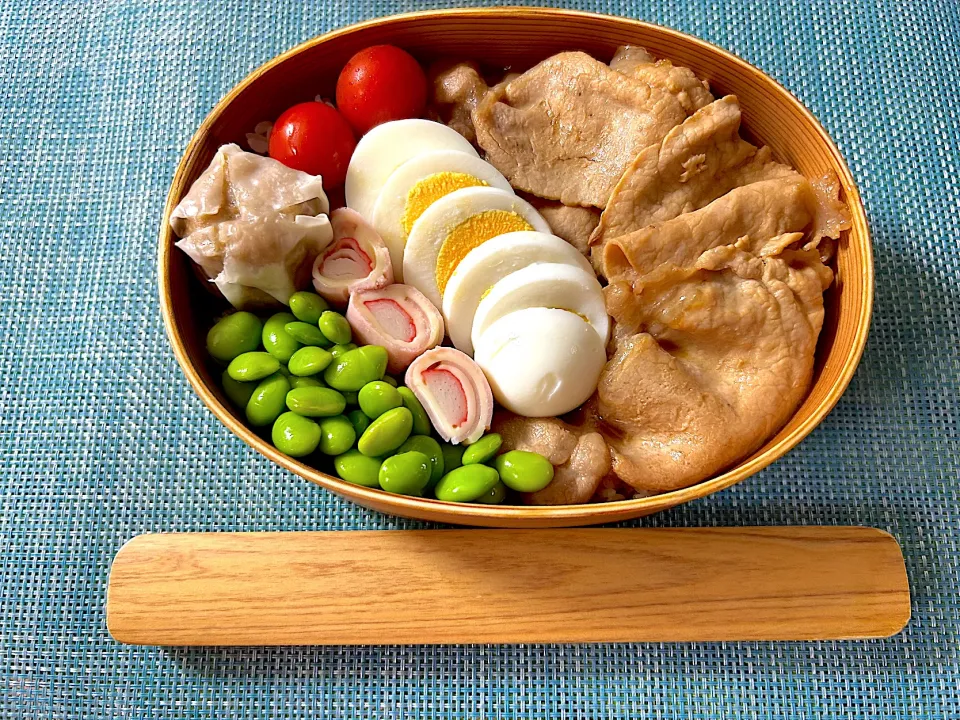 生姜焼き弁当　カニカマハムチーズ|ジャイママさん