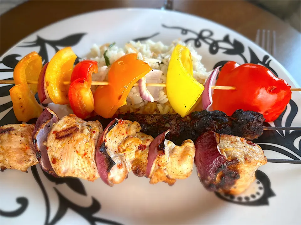 Shish Kebab and rice|Laki Maikaʻiさん