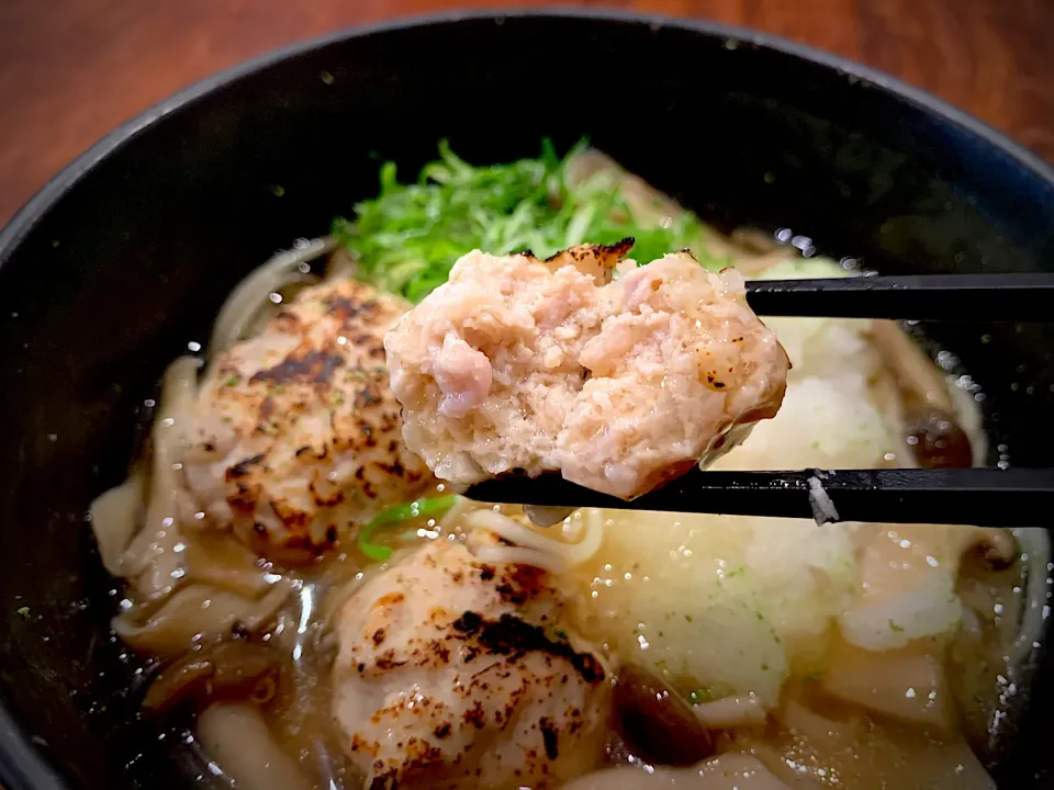 つくねきのこおろしあんかけ温めん|半田手延べそうめんの店 阿波や壱兆さん