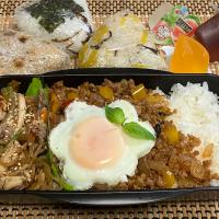 25長男お弁当🍱バジル好きに送るガパオライス