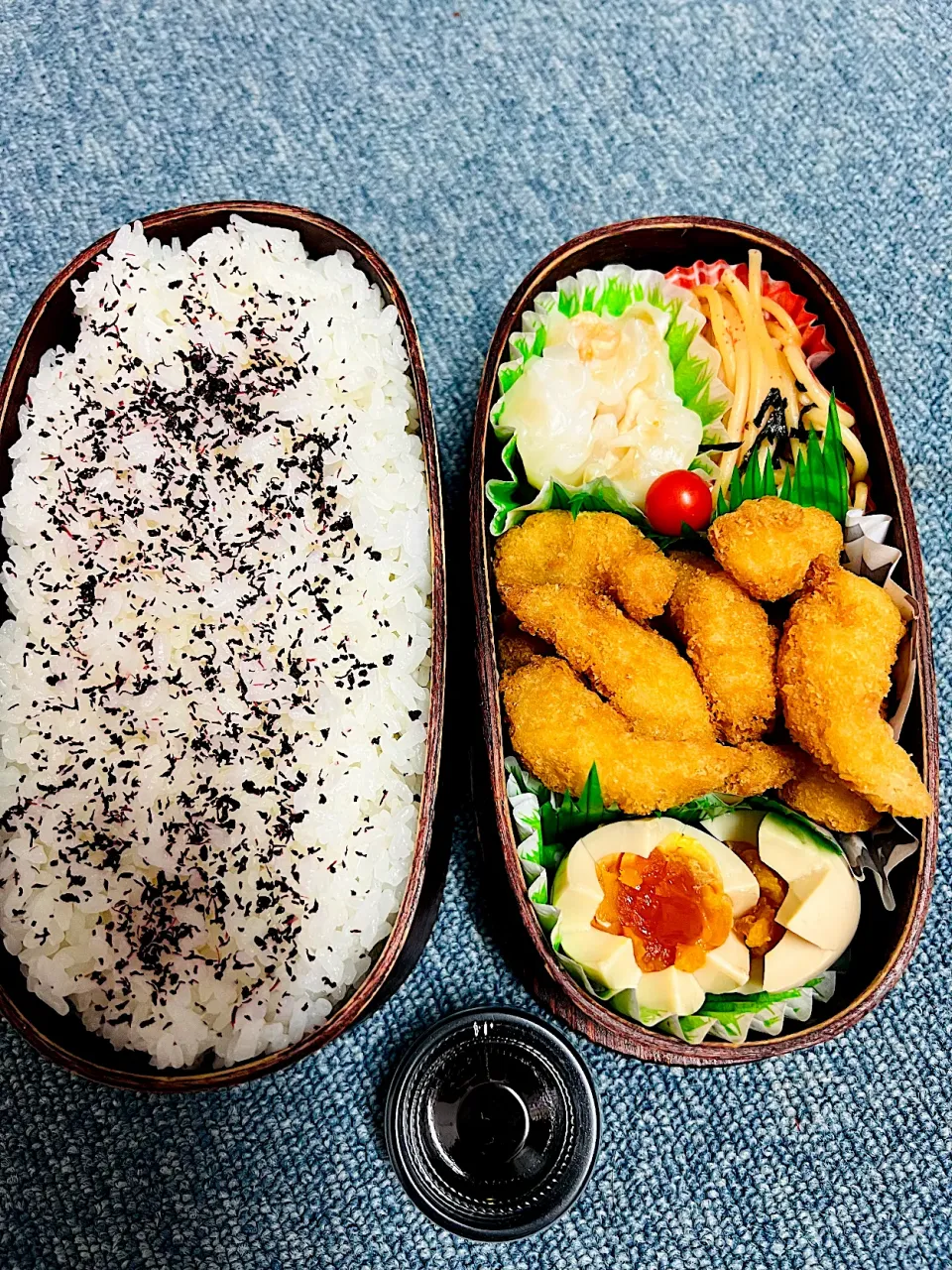 ミニエビフライ弁当🦐|みえさん