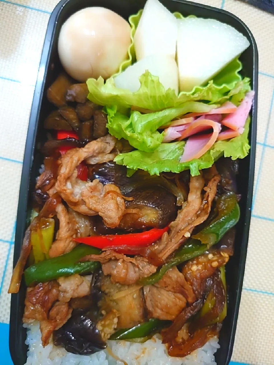 肉野菜炒め弁当|to coさん