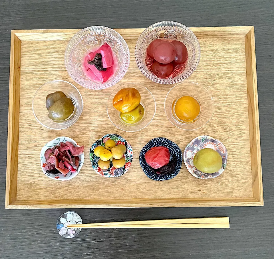 Snapdishの料理写真:我が家の梅づくしと副産物2023😋✨|yukki-----さん